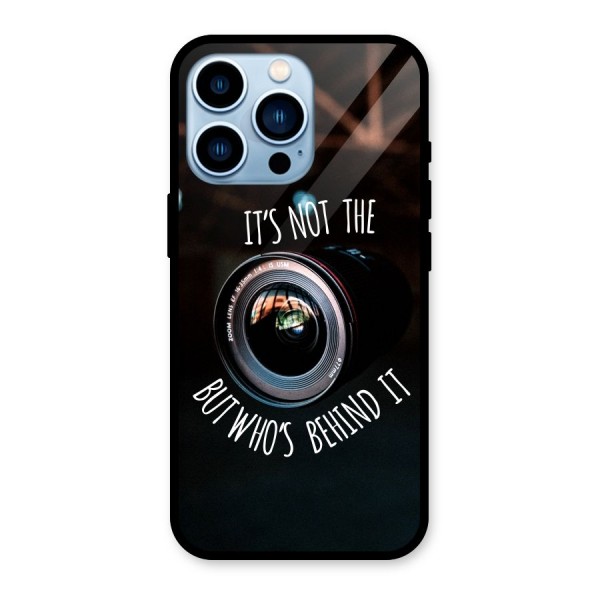 Camera Quote Glass Back Case for iPhone 13 Pro