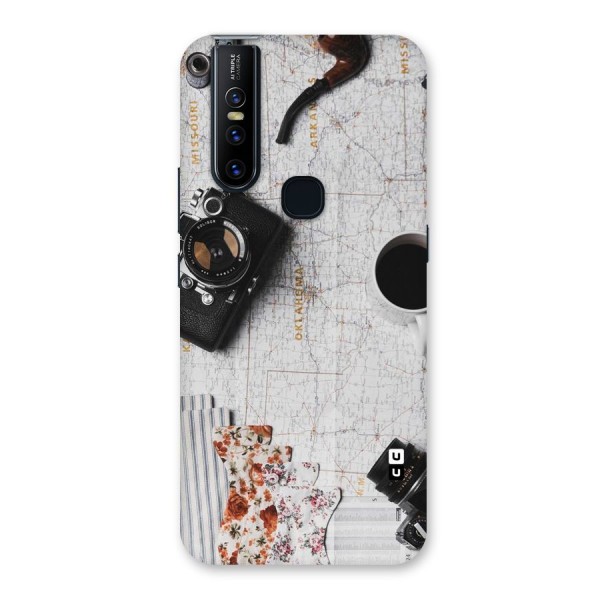 Camera Smoky Pipe Back Case for Vivo V15