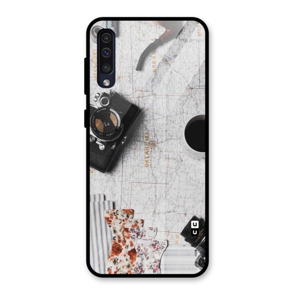 Camera Smoky Pipe Glass Back Case for Galaxy A50s