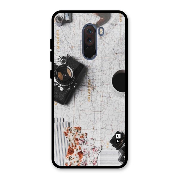 Camera Smoky Pipe Glass Back Case for Poco F1