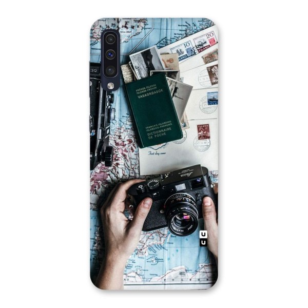 Camera and Postcards Back Case for Galaxy A50