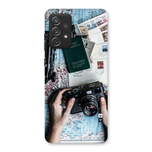 Camera and Postcards Back Case for Galaxy A72