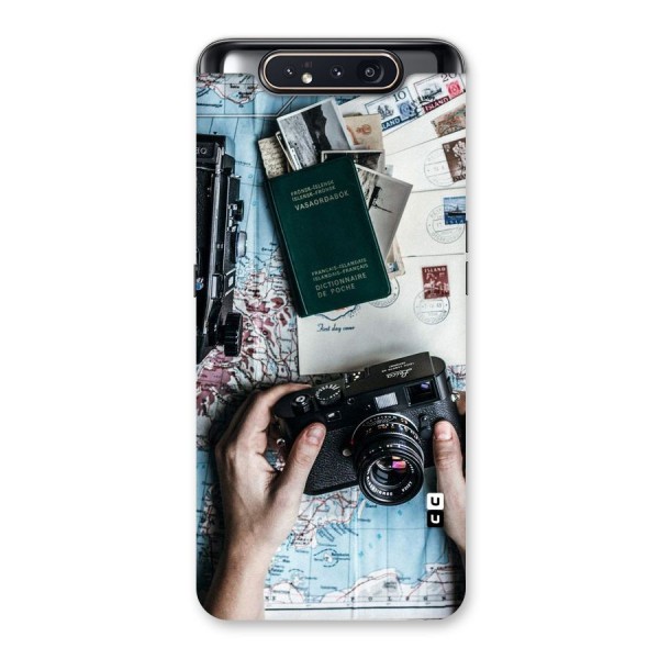 Camera and Postcards Back Case for Galaxy A80