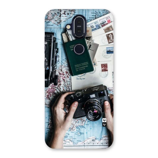 Camera and Postcards Back Case for Nokia 8.1