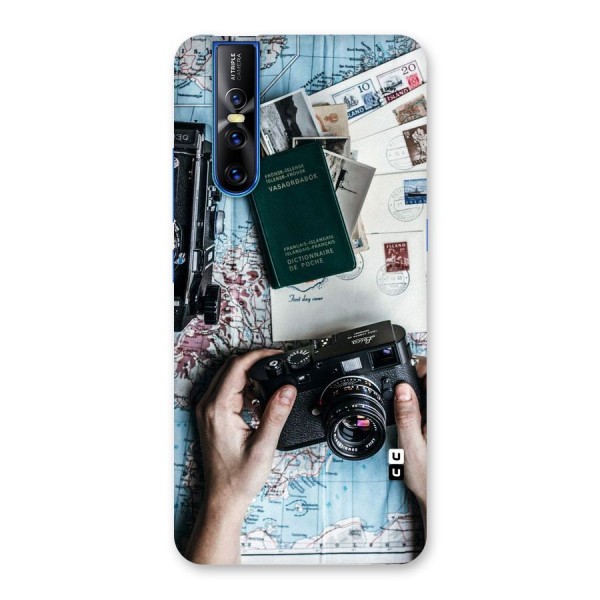 Camera and Postcards Back Case for Vivo V15 Pro