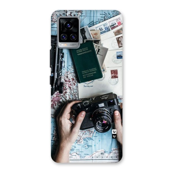 Camera and Postcards Back Case for Vivo V20 Pro