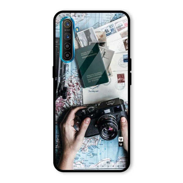 Camera and Postcards Glass Back Case for Realme XT