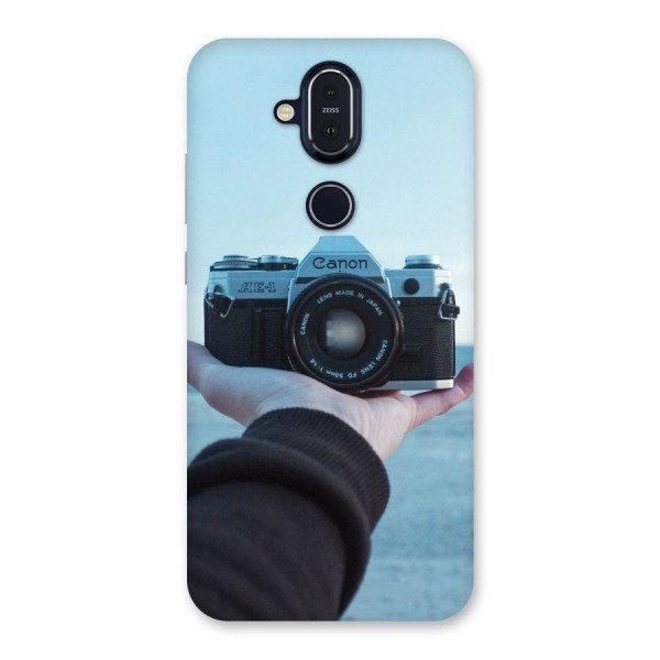 Camera in Hand Back Case for Nokia 8.1