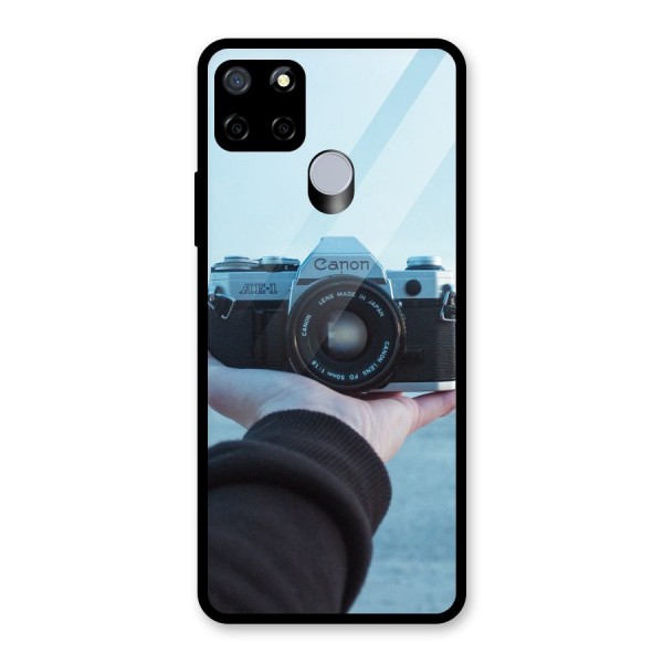 Camera in Hand Glass Back Case for Realme C12