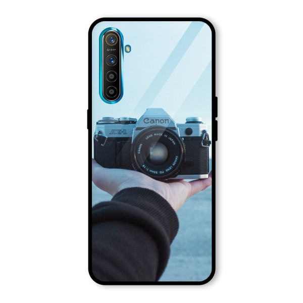 Camera in Hand Glass Back Case for Realme XT