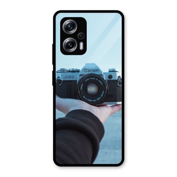 Camera in Hand Glass Back Case for Redmi K50i