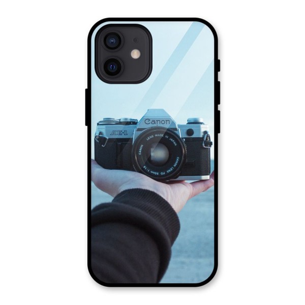 Camera in Hand Glass Back Case for iPhone 12