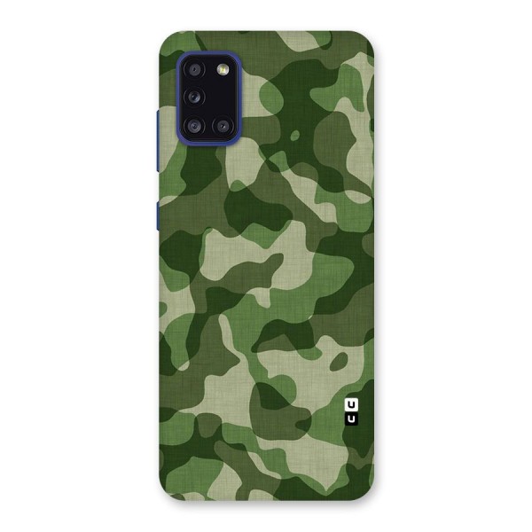 Camouflage Pattern Art Back Case for Galaxy A31