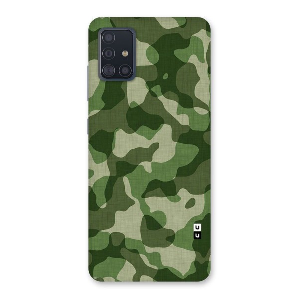 Camouflage Pattern Art Back Case for Galaxy A51