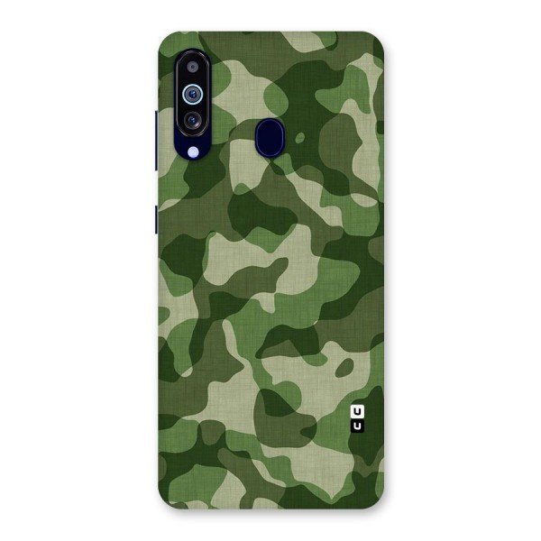 Camouflage Pattern Art Back Case for Galaxy A60