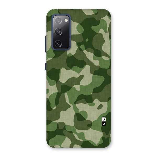 Camouflage Pattern Art Back Case for Galaxy S20 FE