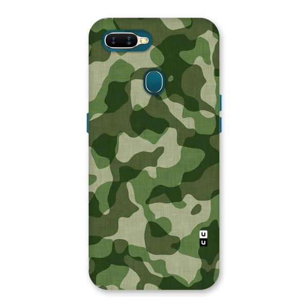 Camouflage Pattern Art Back Case for Oppo A12