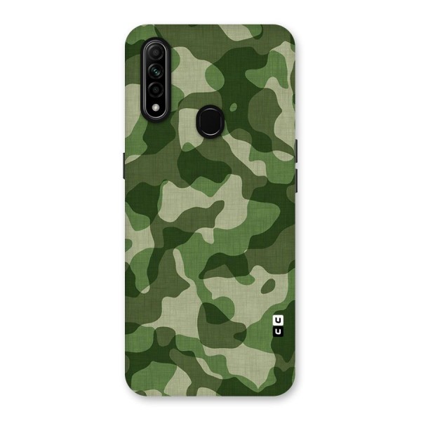 Camouflage Pattern Art Back Case for Oppo A31