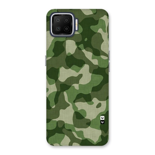 Camouflage Pattern Art Back Case for Oppo F17