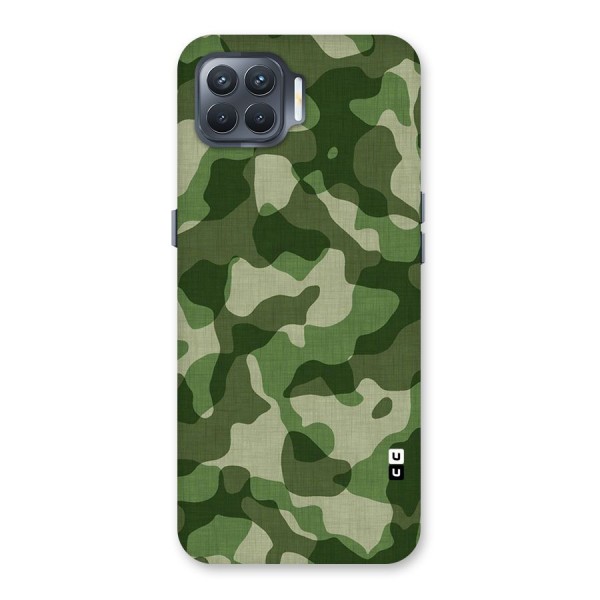 Camouflage Pattern Art Back Case for Oppo F17 Pro