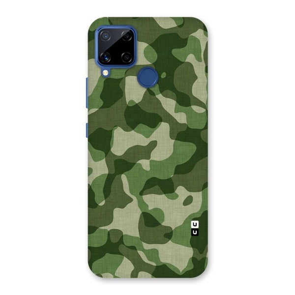 Camouflage Pattern Art Back Case for Realme C15