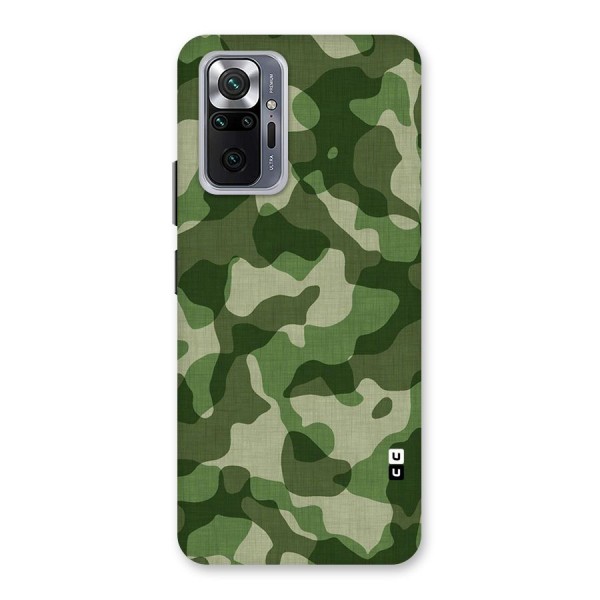 Camouflage Pattern Art Back Case for Redmi Note 10 Pro