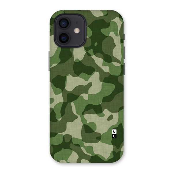 Camouflage Pattern Art Back Case for iPhone 12