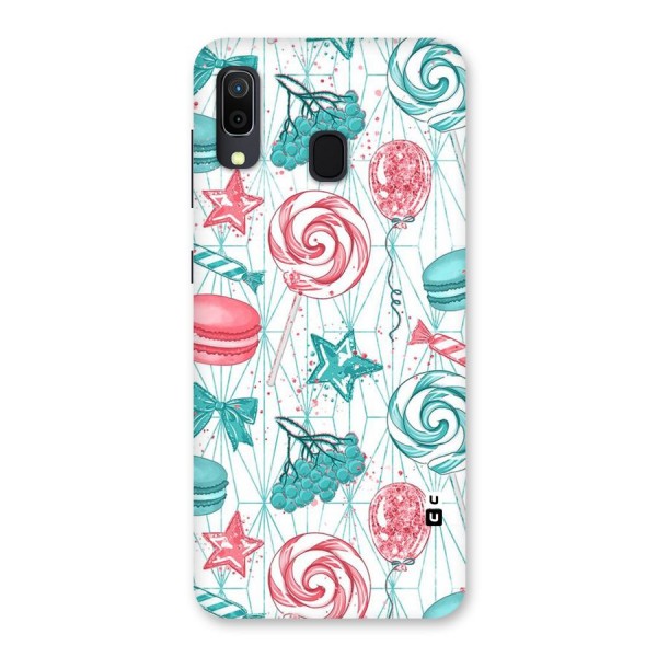 Candies And Macroons Back Case for Galaxy A20