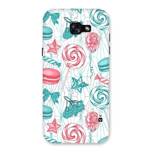 Candies And Macroons Back Case for Galaxy A7 (2017)