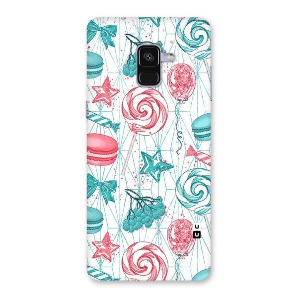 Candies And Macroons Back Case for Galaxy A8 Plus