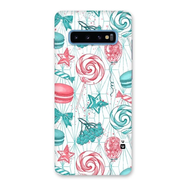 Candies And Macroons Back Case for Galaxy S10 Plus