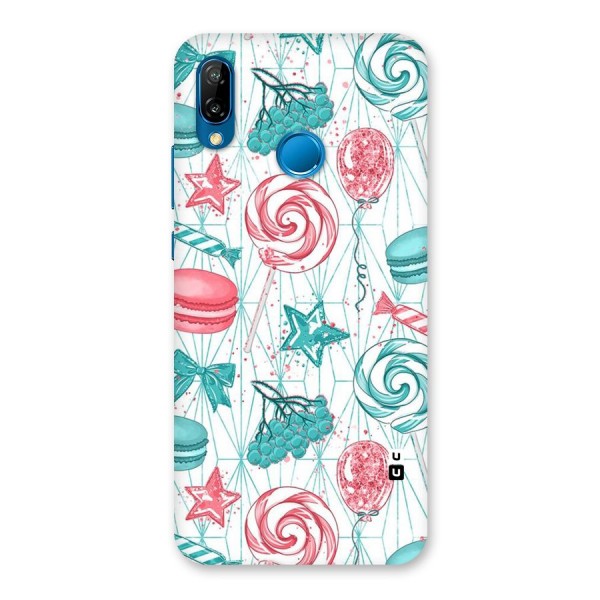 Candies And Macroons Back Case for Huawei P20 Lite