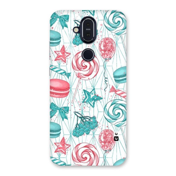 Candies And Macroons Back Case for Nokia 8.1