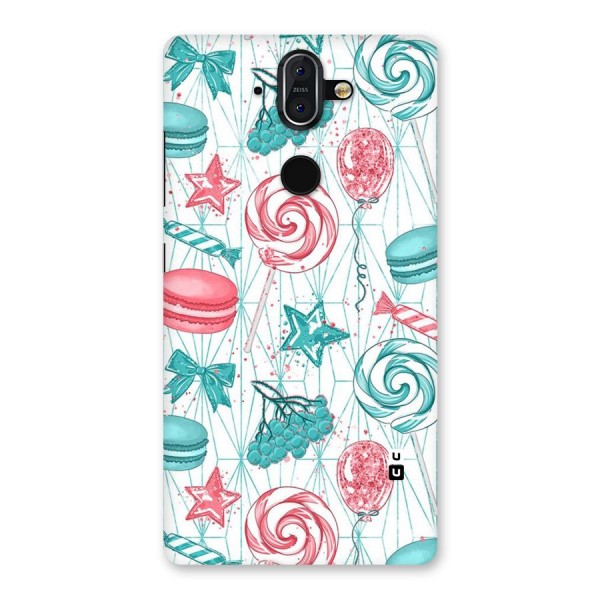 Candies And Macroons Back Case for Nokia 8 Sirocco