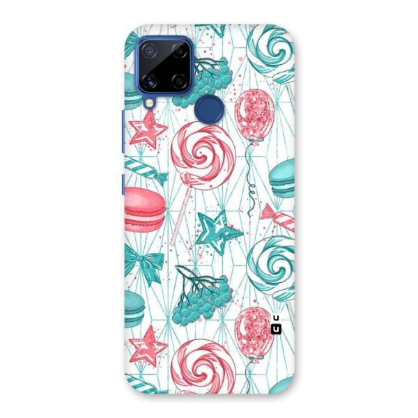 Candies And Macroons Back Case for Realme C12