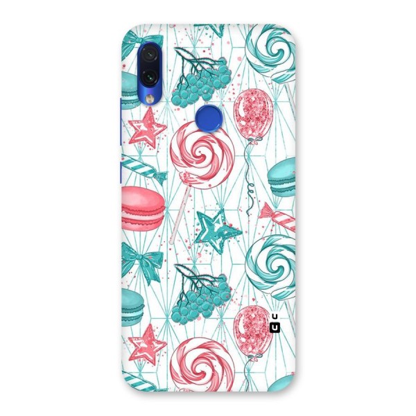 Candies And Macroons Back Case for Redmi Note 7