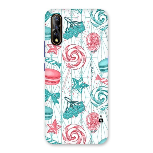 Candies And Macroons Back Case for Vivo S1