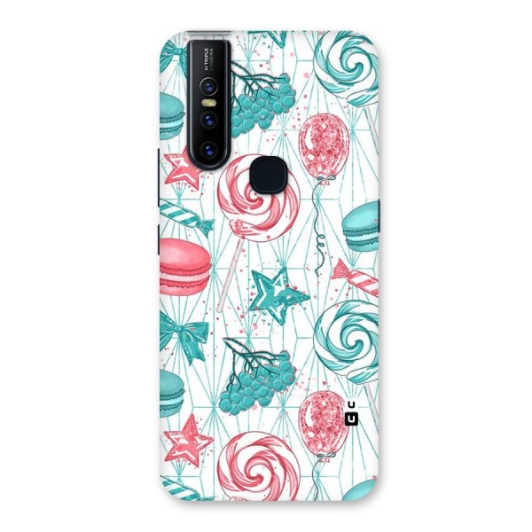 Candies And Macroons Back Case for Vivo V15