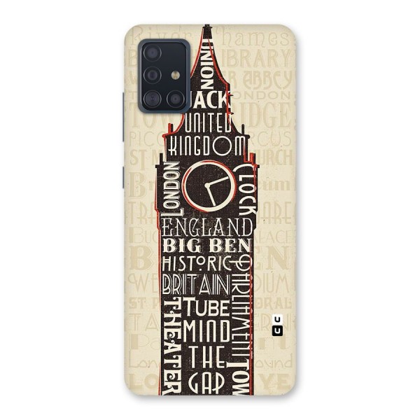 Cap City Design Back Case for Galaxy A51