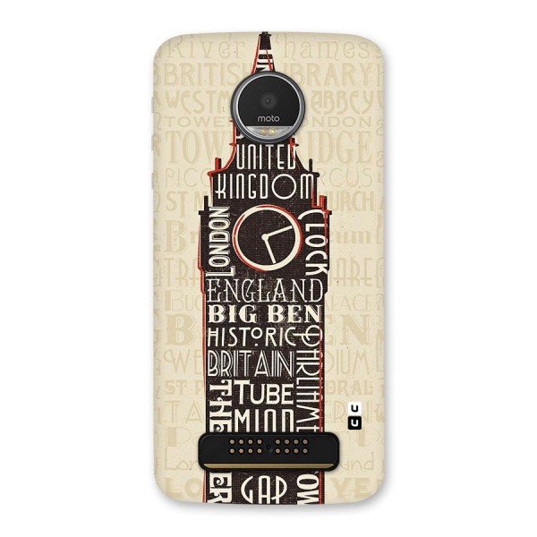 Cap City Design Back Case for Moto Z Play