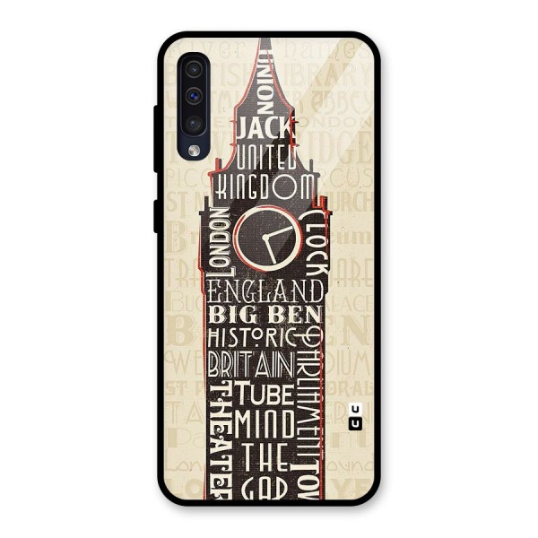 Cap City Design Glass Back Case for Galaxy A50s