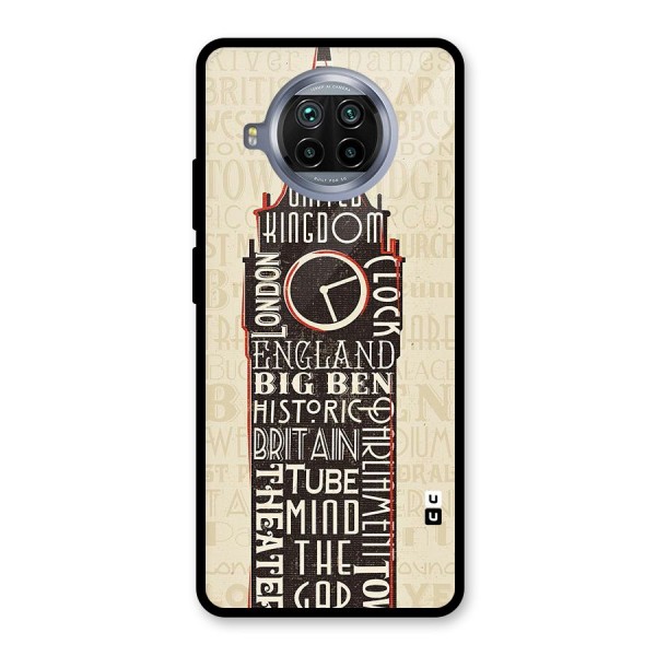 Cap City Design Glass Back Case for Mi 10i