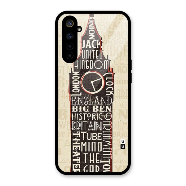 Cap City Design Glass Back Case for Realme 6