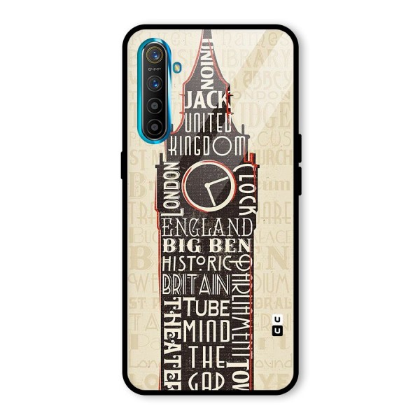 Cap City Design Glass Back Case for Realme XT