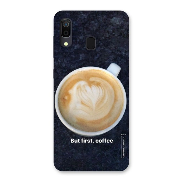 Cappuccino Coffee Back Case for Galaxy A20