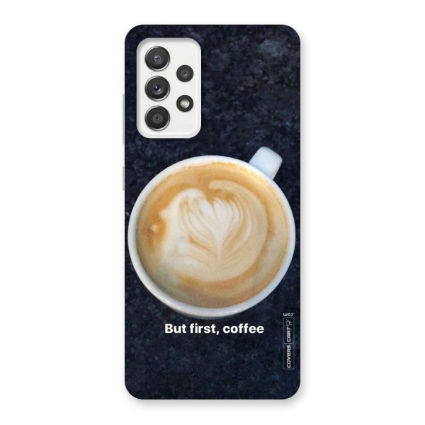 Cappuccino Coffee Back Case for Galaxy A52