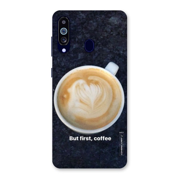 Cappuccino Coffee Back Case for Galaxy A60