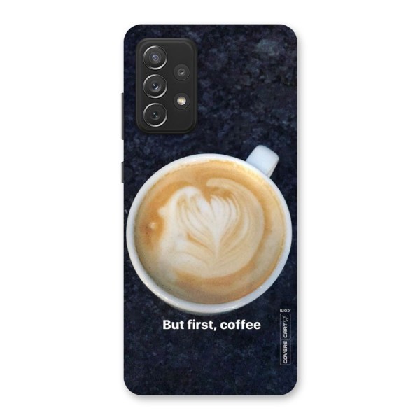 Cappuccino Coffee Back Case for Galaxy A72