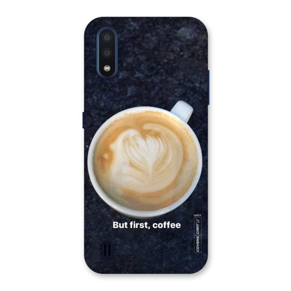 Cappuccino Coffee Back Case for Galaxy M01