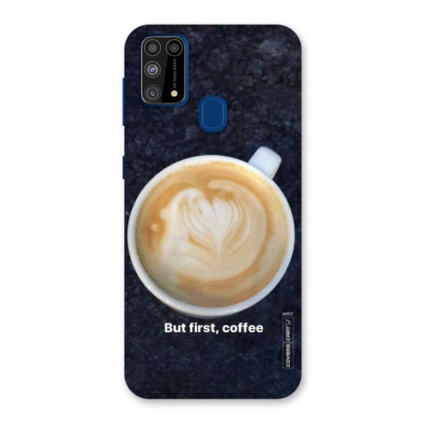 Cappuccino Coffee Back Case for Galaxy M31